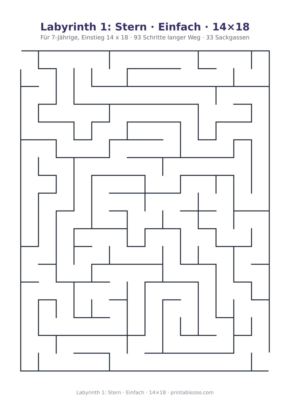 Labyrinthe für 7-Jährige